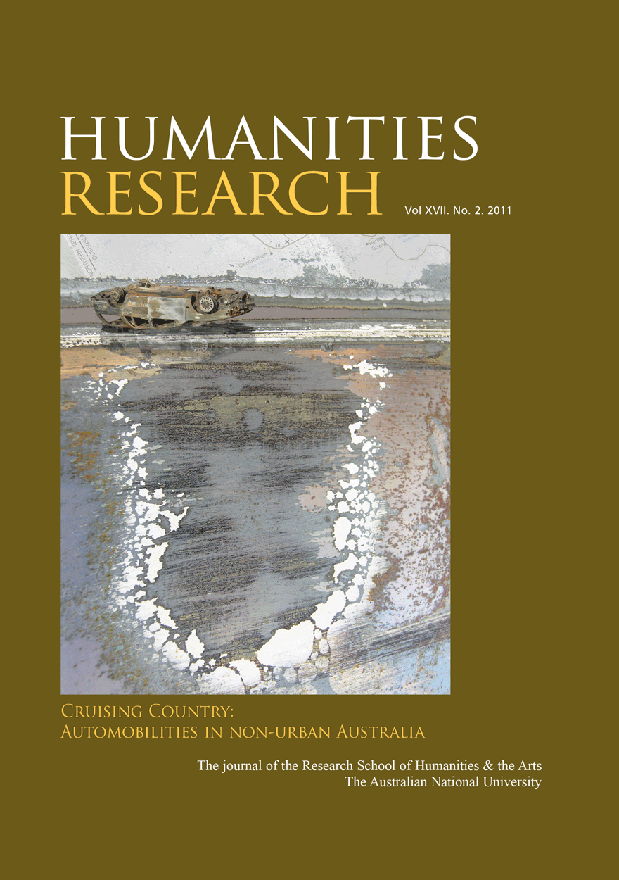 Humanities Research:  Volume XVII. No. 2. 2011
