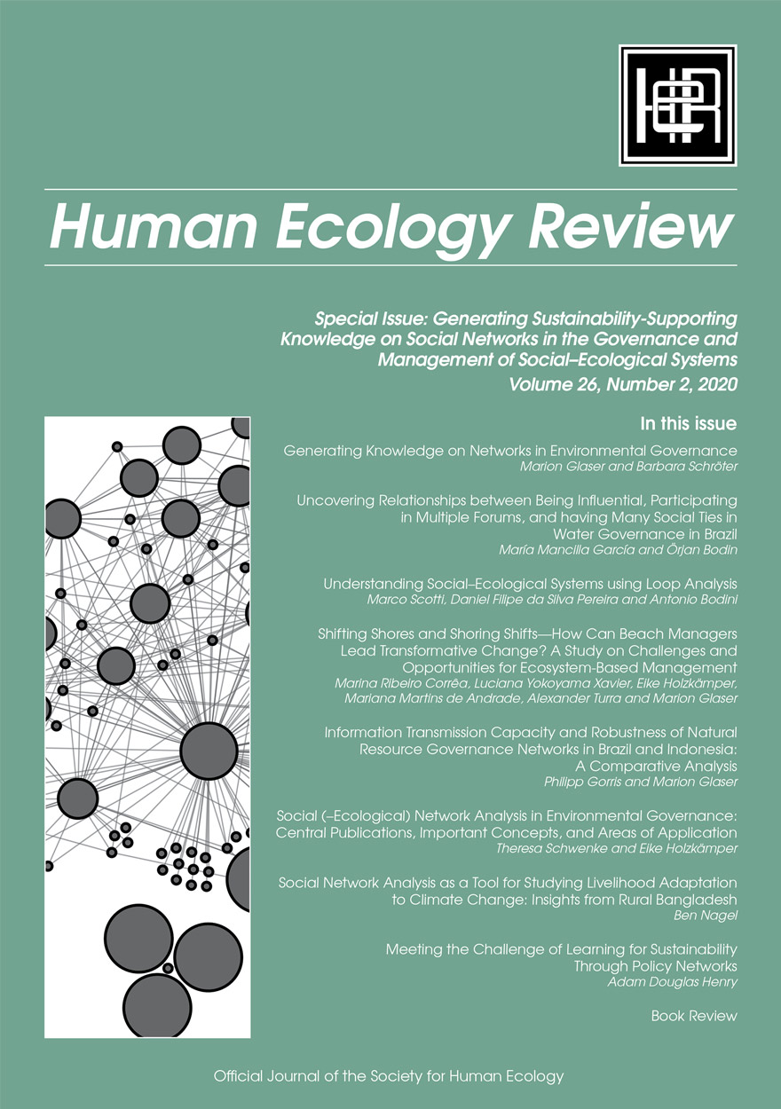 Human Ecology Review: Volume 26, Number 2