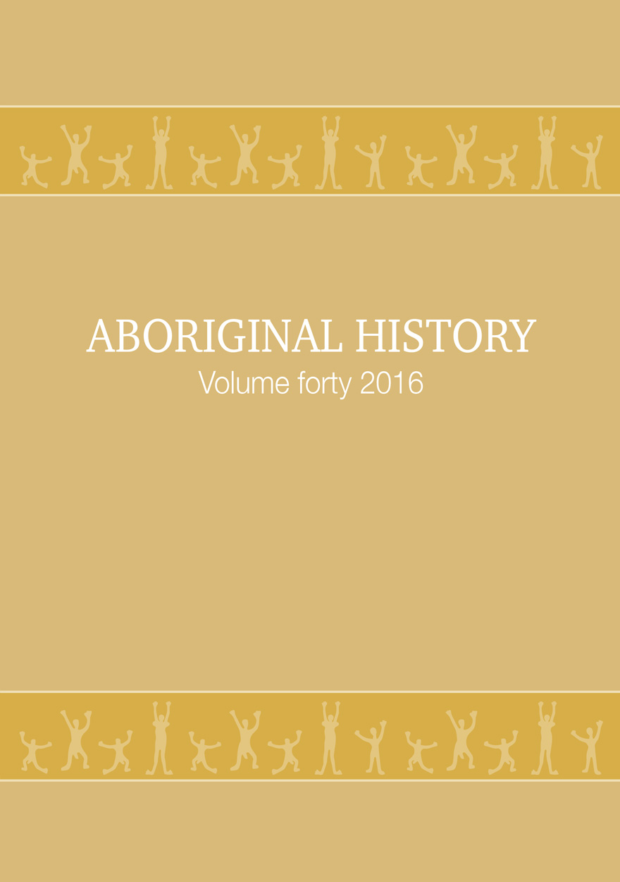 Aboriginal History Journal: Volume 40